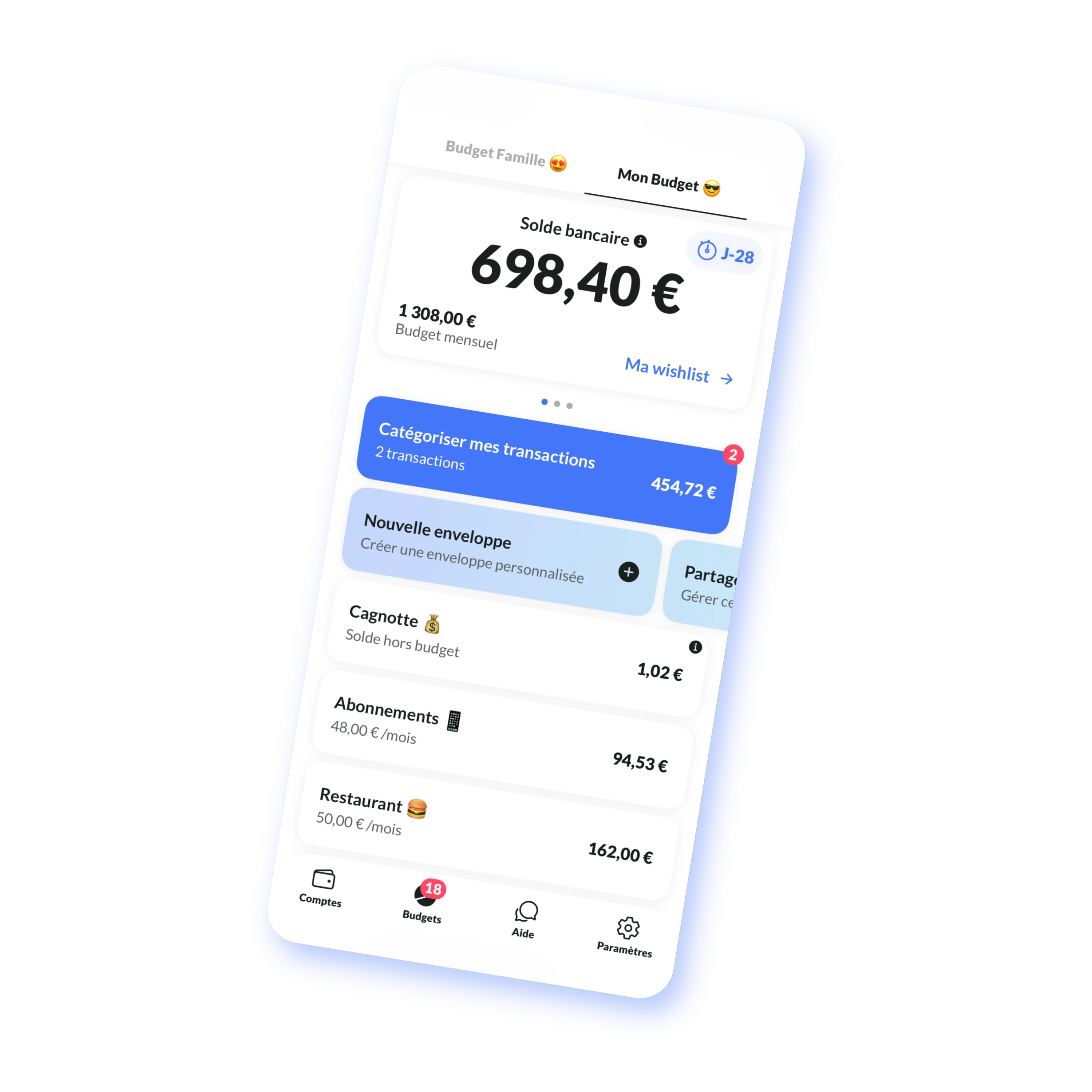 Méthode des enveloppes Budgeez